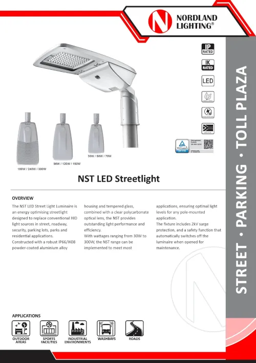 NL24 Nordland NST LED Streetlight Luminaire